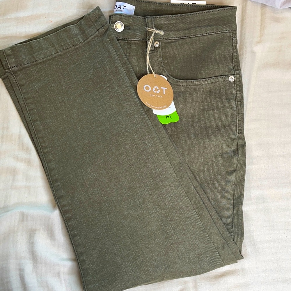 High Rise Straight Crop OAT Jeans